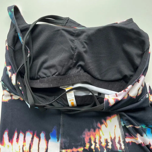 Lucy Let it Be Strappy Tie Dye Tank Top Small Athletic Yoga Running Training - Picture 13 of 16